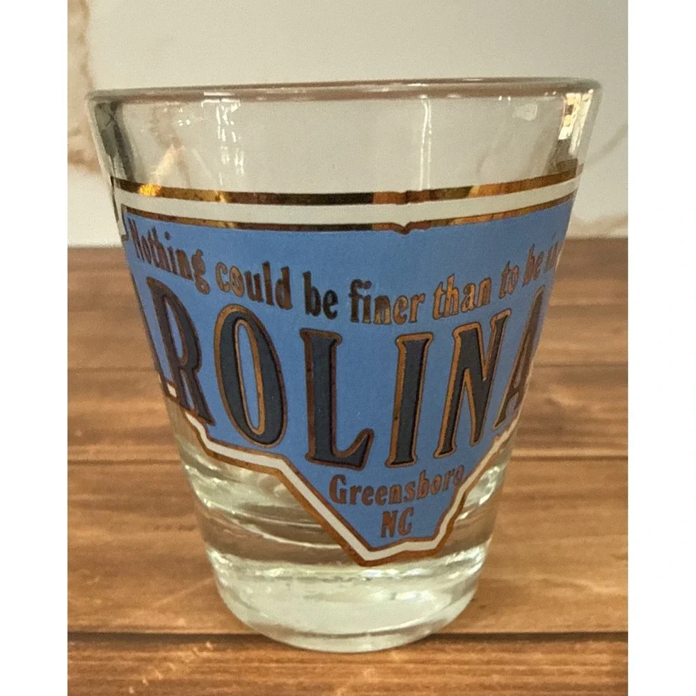 Greensburg NORTH CAROLINA Souvenir  SHOT GLASS‎
